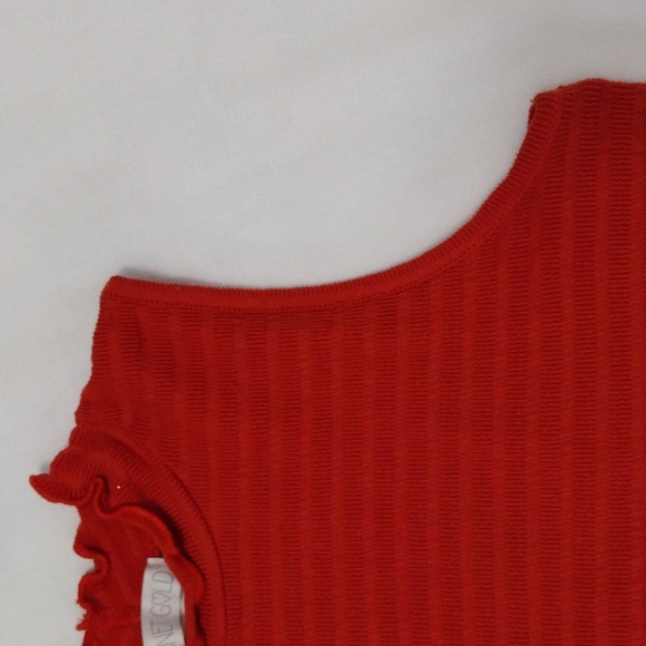 Planet Gold Women's Tank Top Size M Orange - Picture 2 of 8